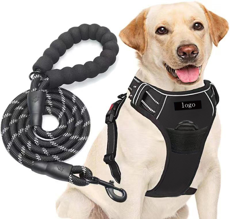 Custom High End Dog Harness Luxury Pechera Para Perro Pet Dog Reversible Harness Reflective Dog Harness