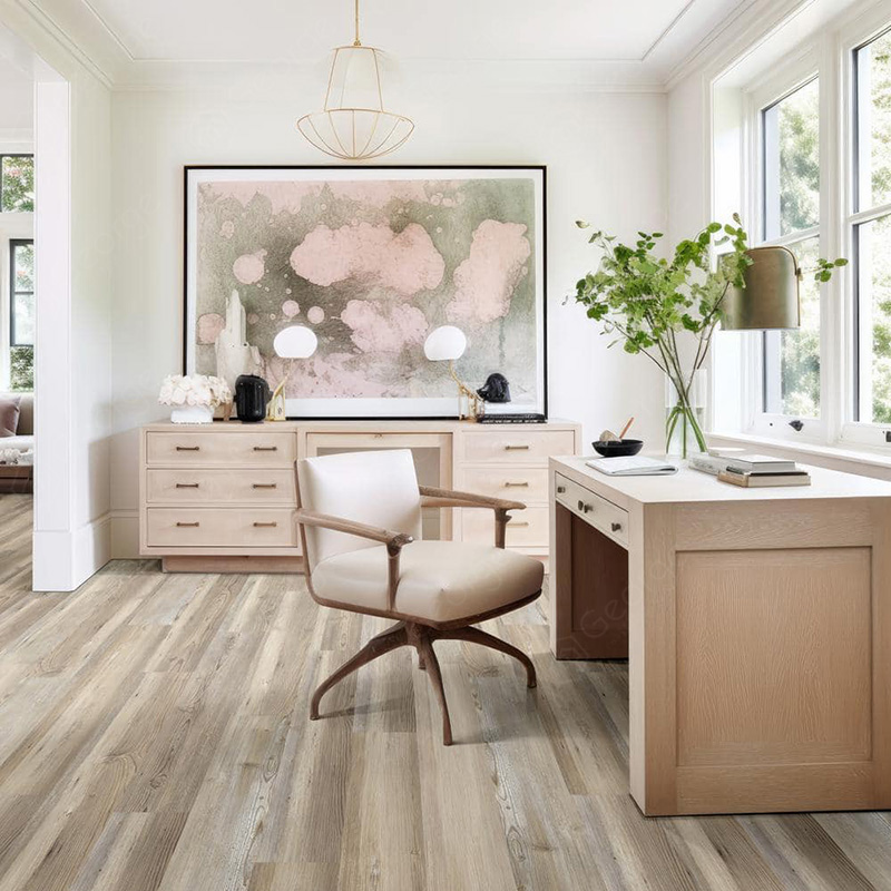 IXPE cork anti-scratch SPC Flooring vinyl plank flooring wood grain flooring with cheap price