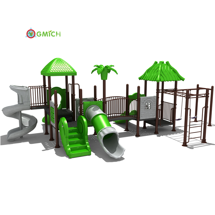 Swingset детская игровая площадка, развлекательный парк, пластиковая уличная игровая площадка с качели JMQ-Z01