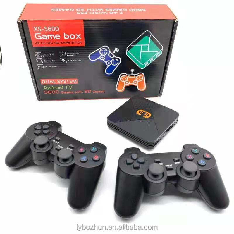 Беспроводная игровая приставка HD AV выход Wifi 4K TV Box Ретро игровой плеер Классическая Игровая приставка N64 XS5600