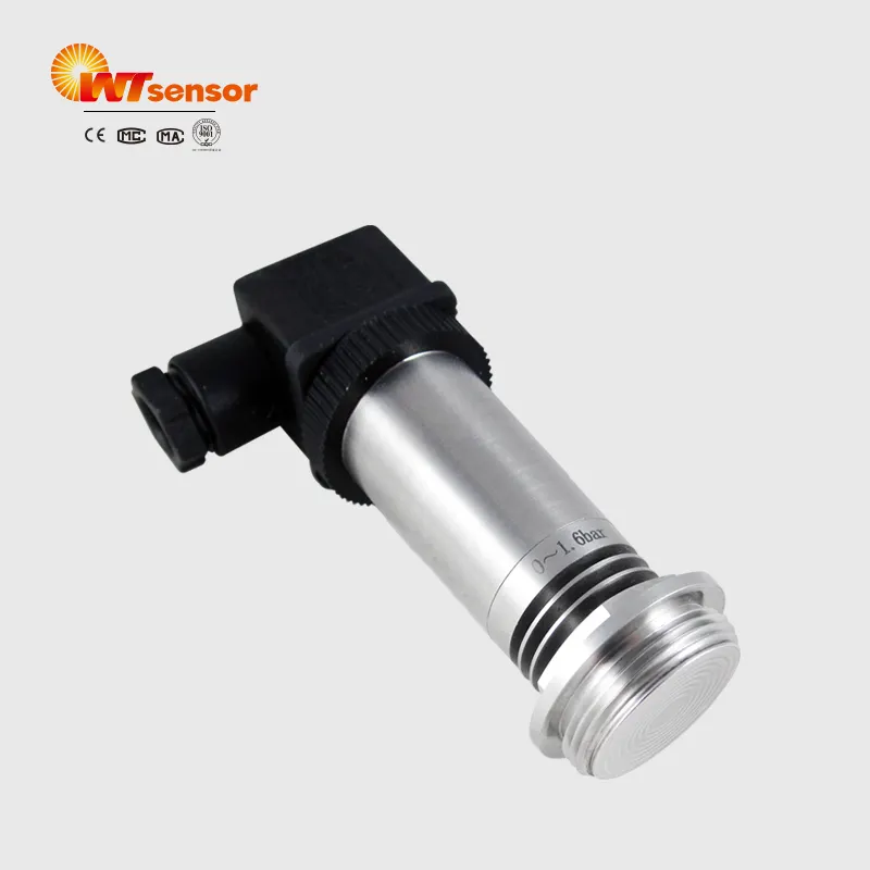 OEM Sensor Factory Oil Water Air 4-20ma Flat Film Pressure Sensor Transmitter With CE RoHS
