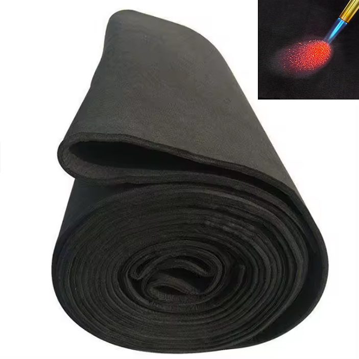 39 x 48 x 1/5 inches High Temp Carbon Fiber Welding Blanket Fireproof, Heat Shield Plumbing Heat Sink Slag Fire Auto