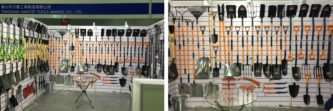 Hantop all metal long handle steel round shovel