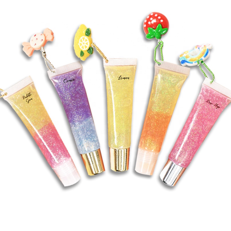 Wholesale Private Label Custom Logo 3ML Nude Clear Vegan Matte Bulk Keychain Lip Gloss Base