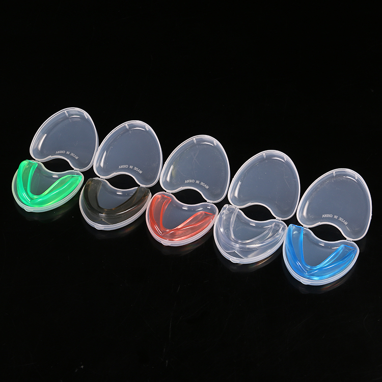 Mouthguard Boxing Mouth Guard Gum Shield Mouth Guards Sports Basketball Mouth Guard Case Black Red OEM Box Packing Color Origin