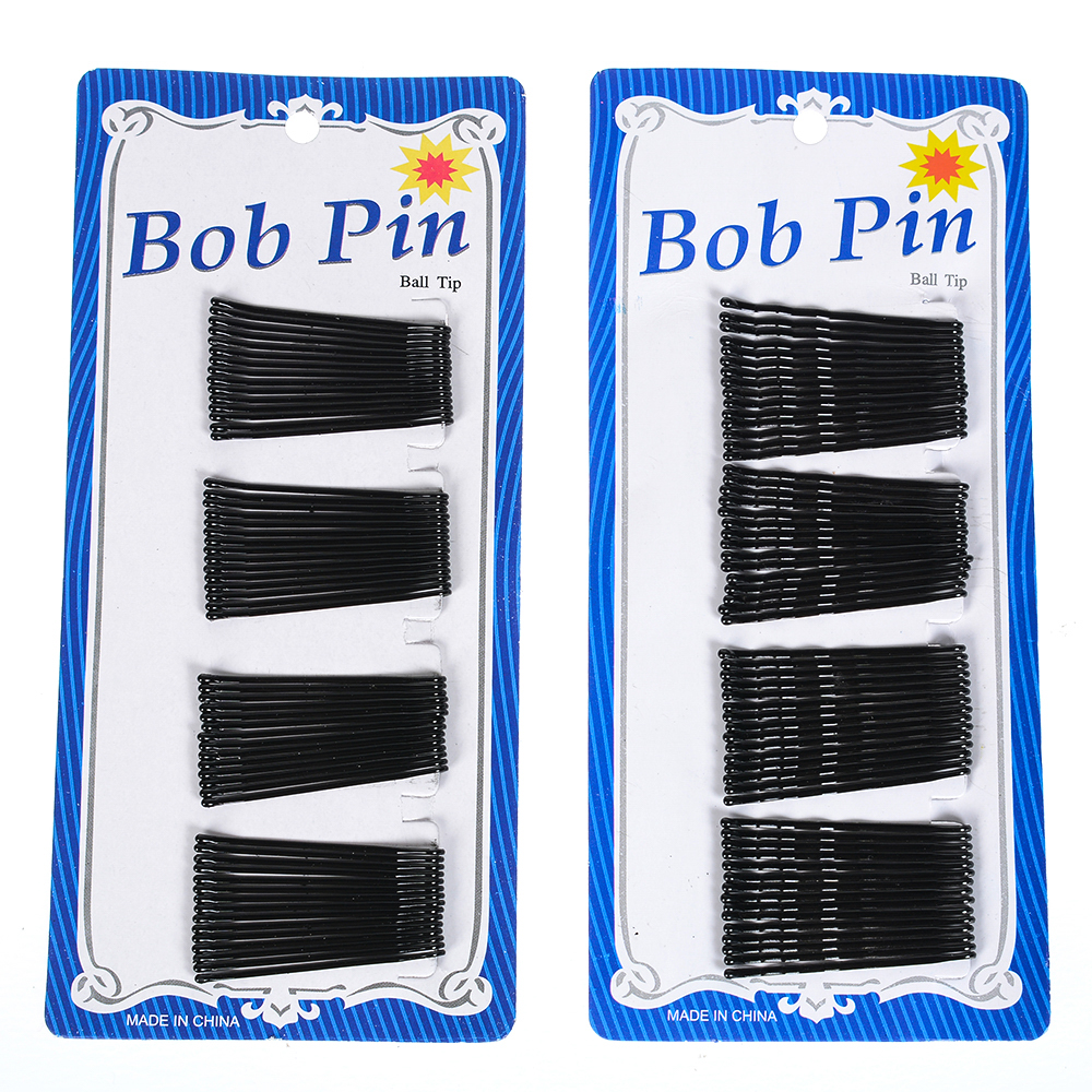 Black Hairpins For Women Hair Clip Lady Bobby Pins Invisible Wave Hairgrip Barrette Hairclip Hair Clips Accessories L0054