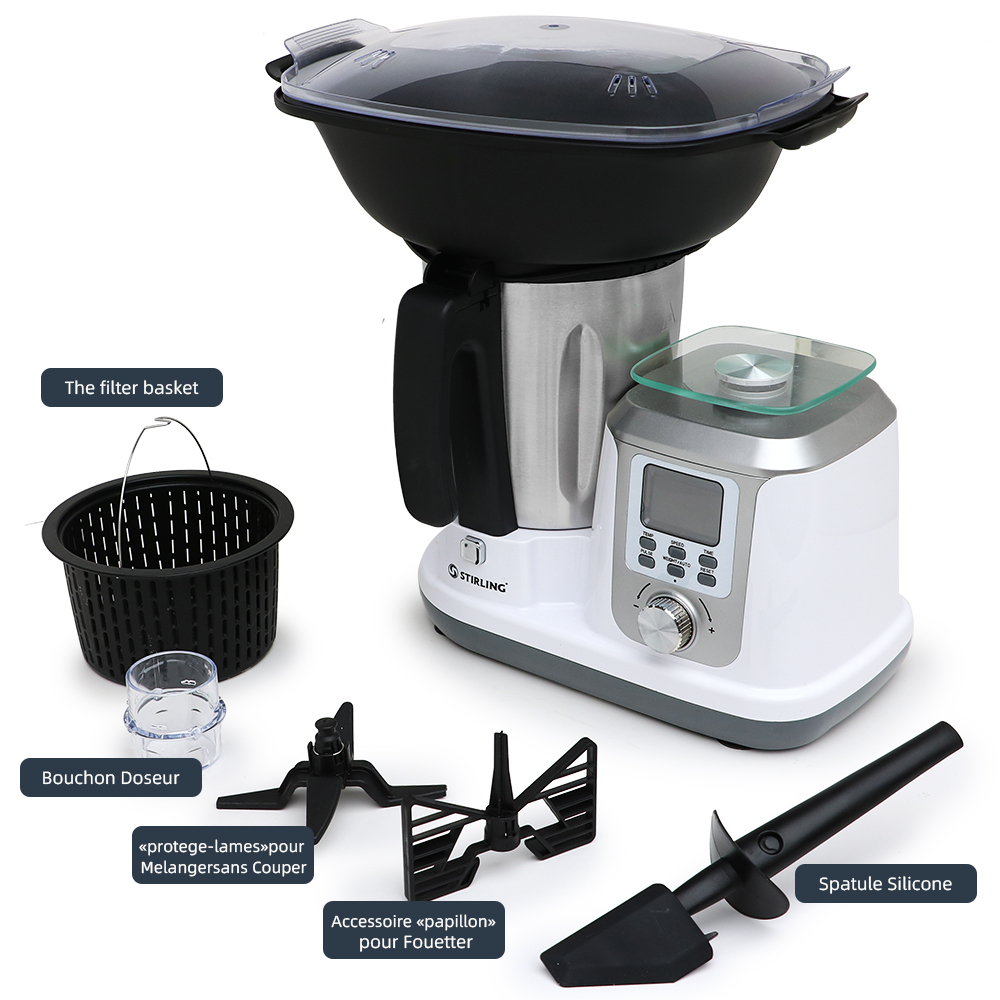 Multifunctional Cooking Food Processor All in One Appliance with Mixer,chopper,blender Function