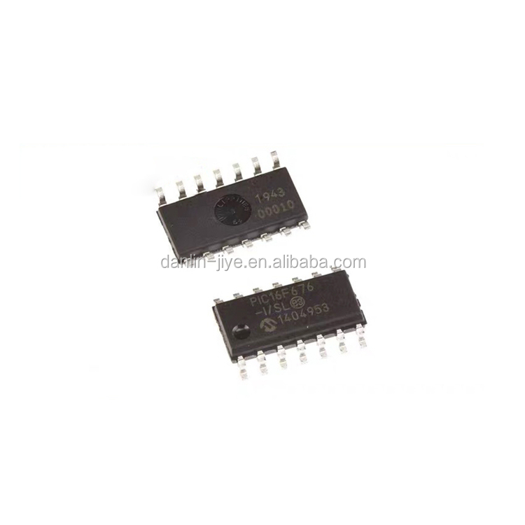 Оригинальный компонент микроконтроллера PIC16F676-I/SL pic16f676 14 Pin 8-Bit CMOS