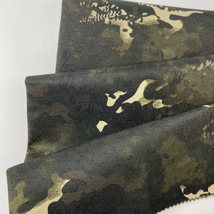 Custom best seller 80%polyester 20%cotton 200DX12S woven army camouflage fabric for bags