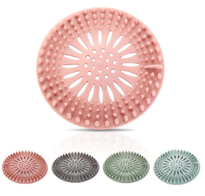 Shower Drain Hair Catcher Bathroom Leak Cover Sink Anti-clogging Hair Filter Sink Sewer Filter