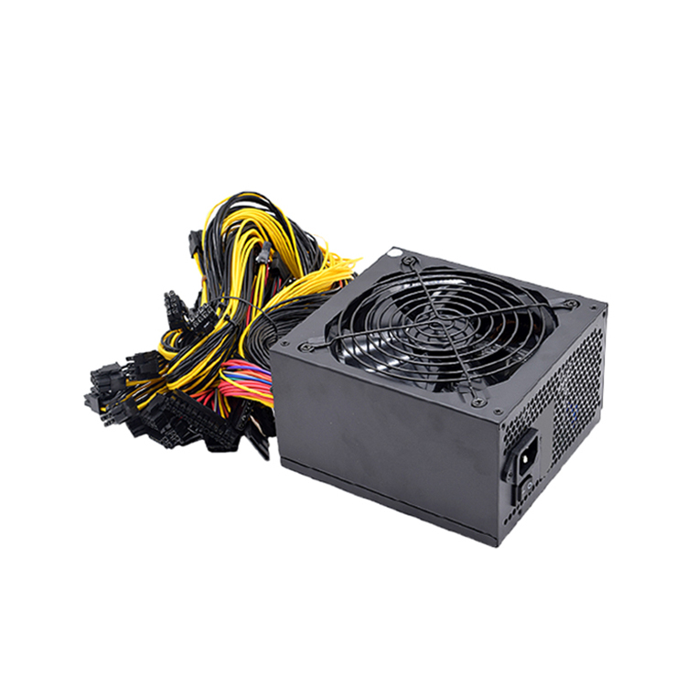 2800w 110-270v Gold Mining Power Supply for ETH ETC Zcash Ethereum Mining 12 GPUs RX570 580 380 380x GTX 1070ti
