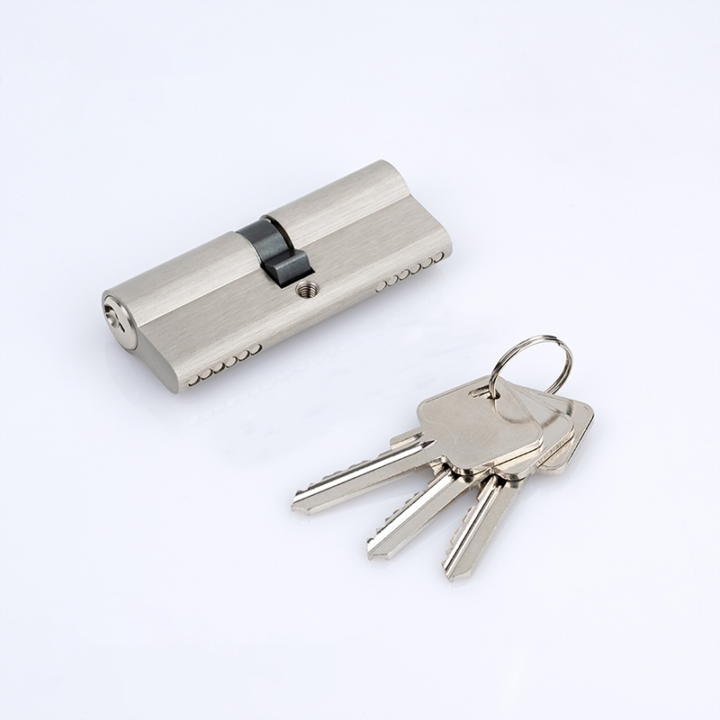 Euro Double Cylinder 70mm Profile Brass Mortise European Door Lock Cylinder