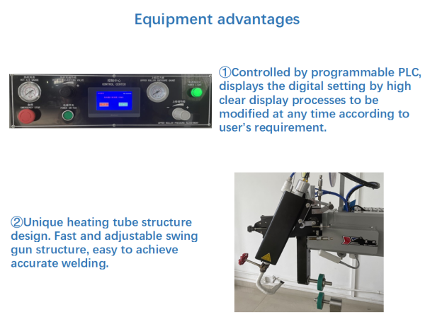 hot air welder welding machine for plastic tape