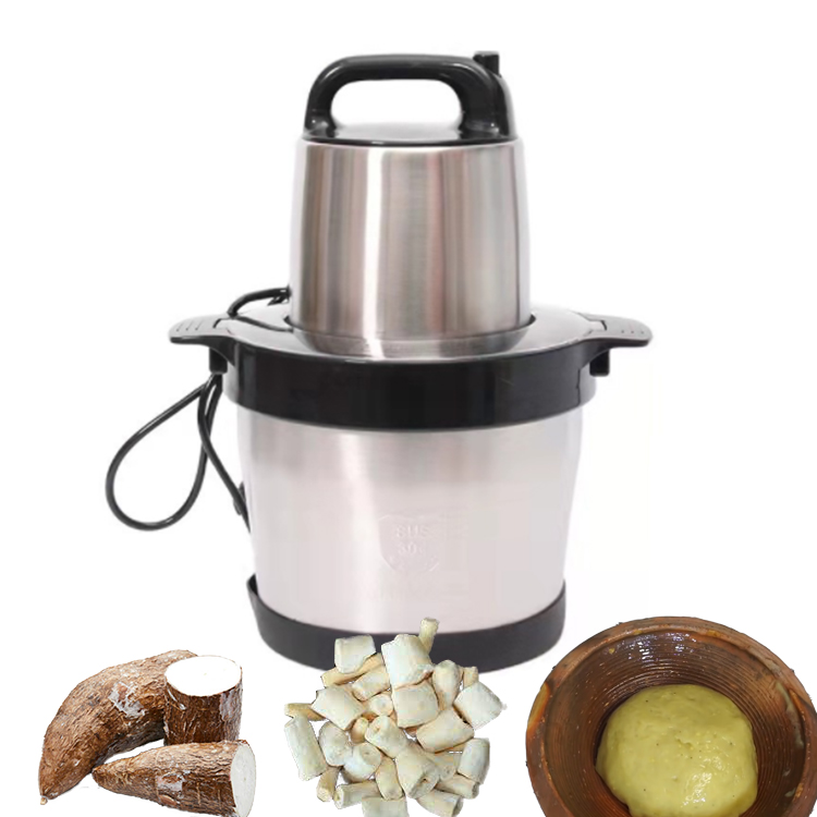 Электрический 6L мясо/нож для овощей шлифовальный станок маниока Fufu смеситель фунта Fufu машины в Гане