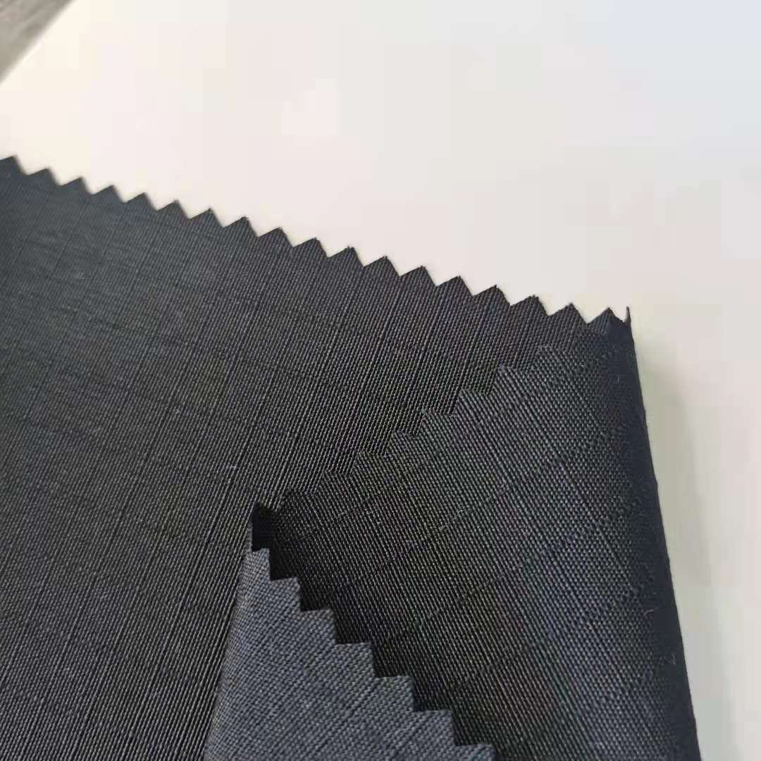 The new process woven material woven 100%polyester crepe check fabric for clotning
