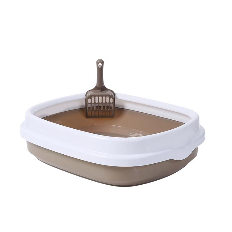 New Design Eco-Friendly Durable Cat Litter Box With Litter Scoop Cat Litter Tray Cat Toilet