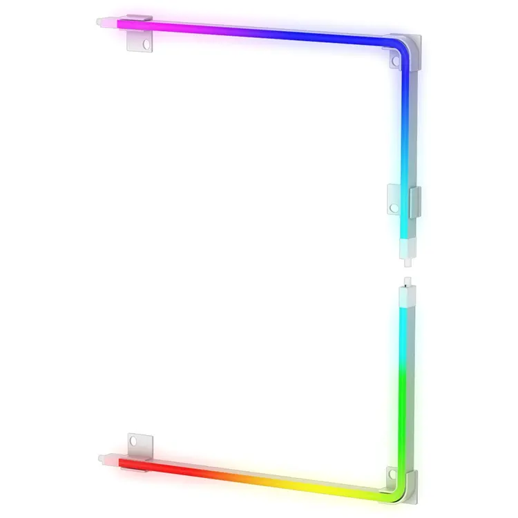 upHere 400mm Neon Flexible Digital RGB LED Strip For PC Light Bar 5v 3pin ARGB Addressable LED Strip