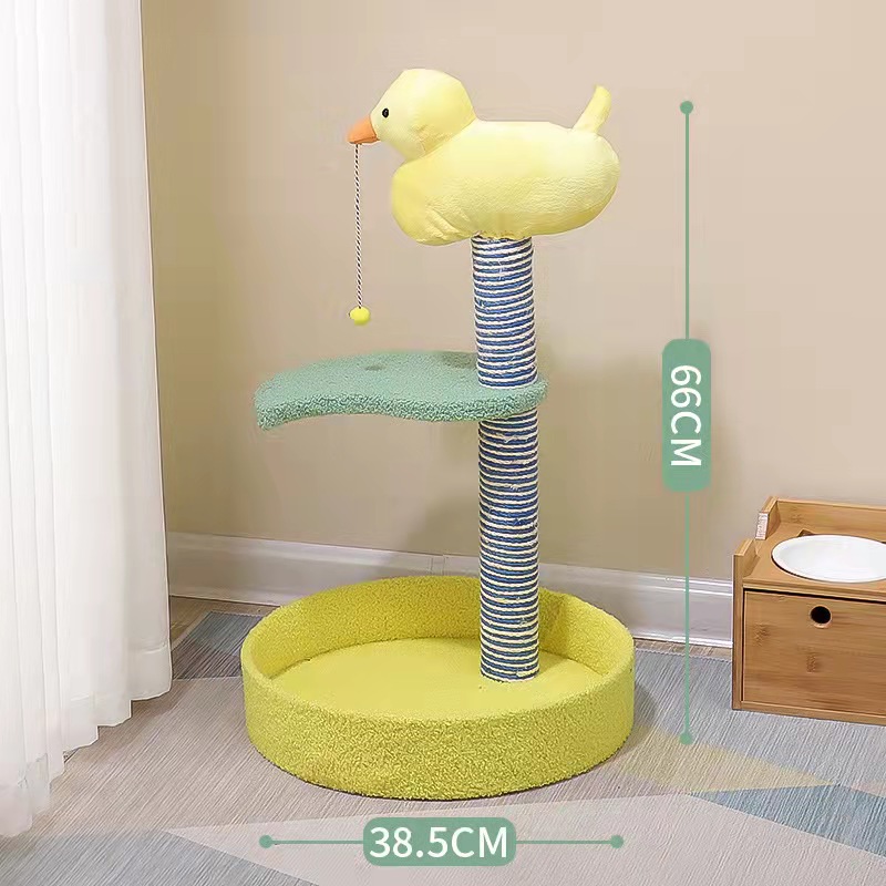 Cat Scratcher Sisal Scratching Tree House Cat Tree Tower