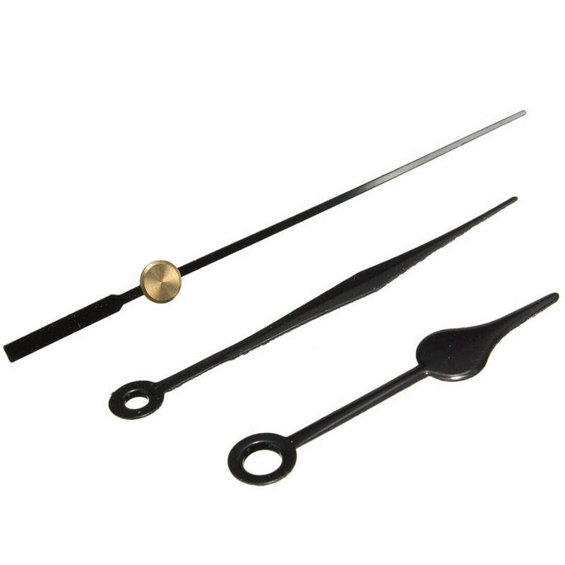 black clock hands painting diy needle