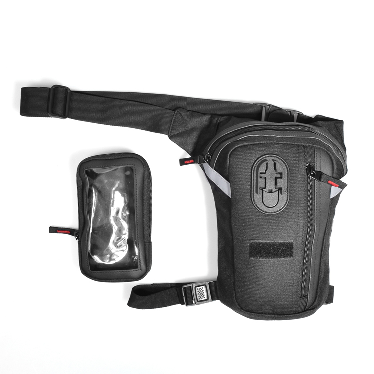 Hot selling leg bag waist bag with Touch Screen Phone Bag for Motorcycle Riding Knight