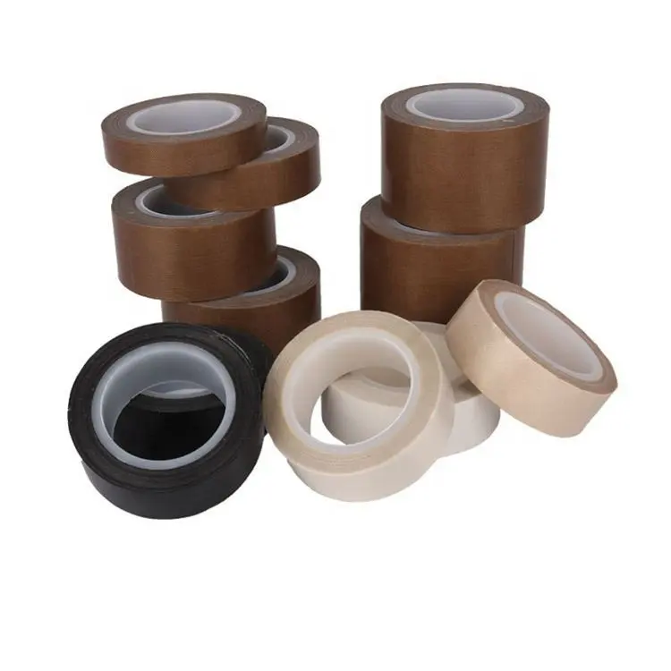 PTFE coated fiberglass adhesive tape roll cheap price heat resistant adhesive tape