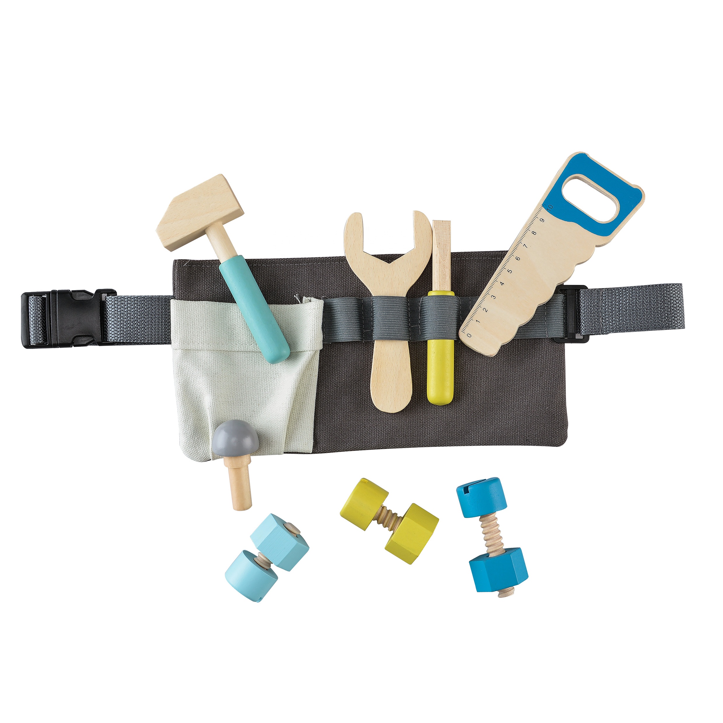 wooden toy tool belt playset for toddlers kids early educational other toys