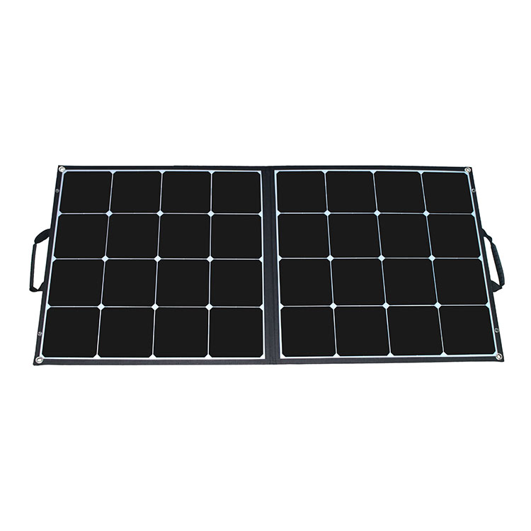 Лидер продаж, складная солнечная панель Sunpower 100 Вт с контроллерами для портативной электростанции