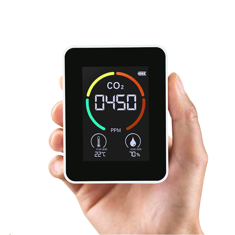 Крытый CO2 температуры и влажности IAQ мониторы мастерская Кабинета офисные качества воздуха CO2 монитор метр тестер портативный