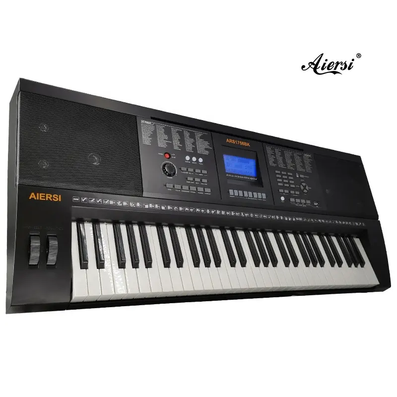 Aiersi brand 61 keys piano 5 octaves digital piano 16 maximum polyphony double timbre/split keyboard musical instrument