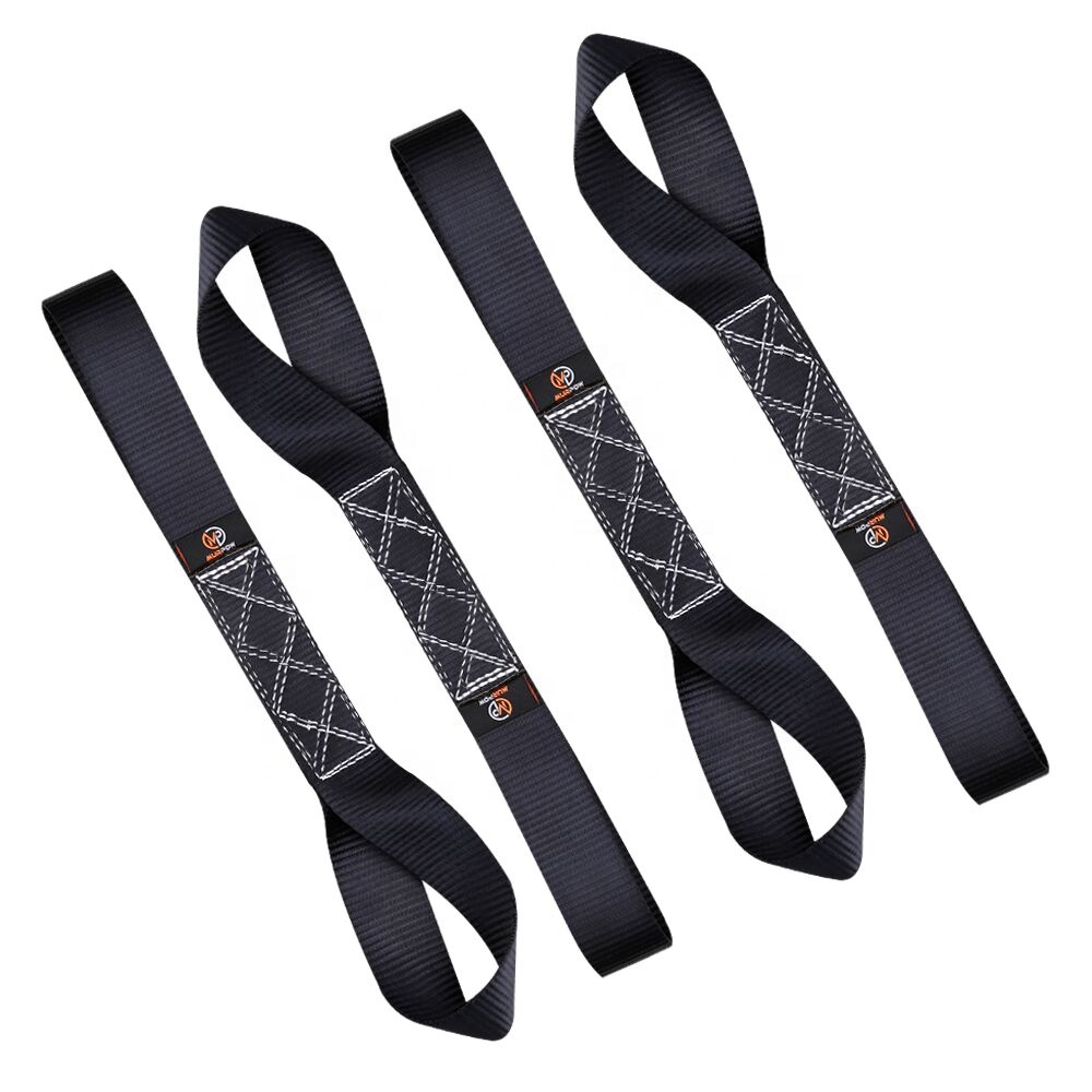 Amazon 4 pack 1,5 дюймовые петли ремни 6600 фунтов тяжелые мотоциклетные мягкие петли Завязывающиеся ремни