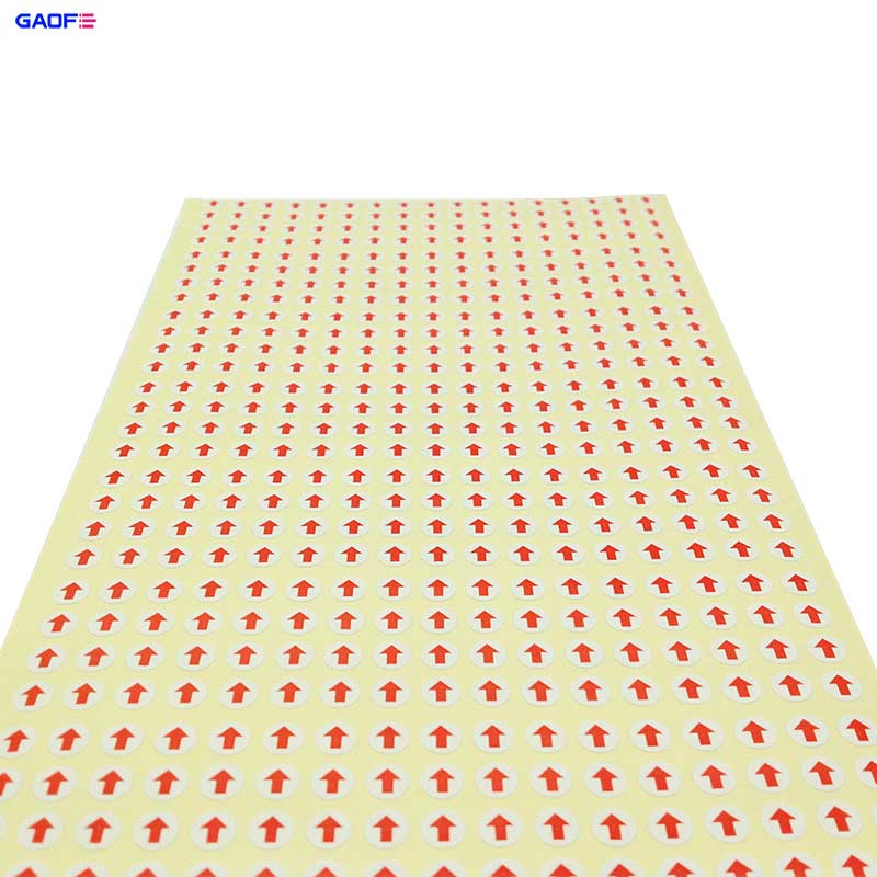 Diameter 6mm Creative Round Red Arrow Stickers Home Office School Supplies Fault Mistake Defectives Marking Label Stickers