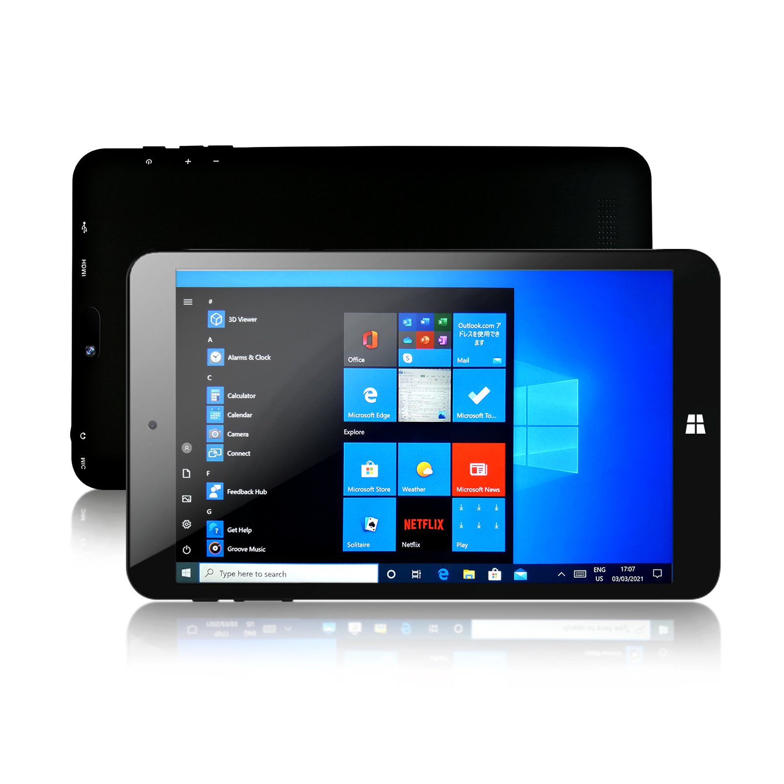 Education 8 inch Tablet PC X5 Z8350 Quad-Core 2GB Ram 32GB Rom 1920*1200 Full HD Win 10 WiFi Dual-Cameras for Window Tablet Pc