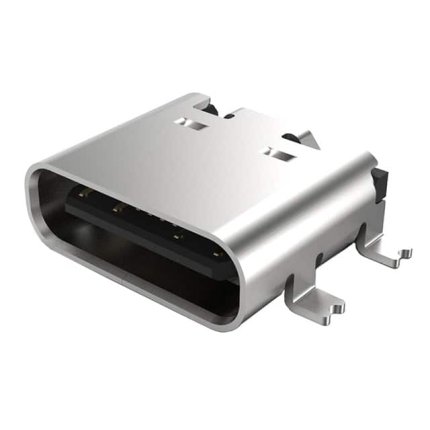 USB4110-GF-A CONN USB 2,0 TYPE-C R/SMT, микроконтроллеры и процессоры автобус контроллеры