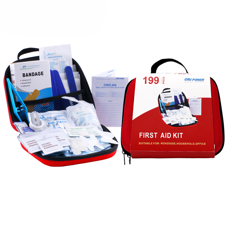 ori-power portable waterproof EVA small first aid kit medical supplies for family