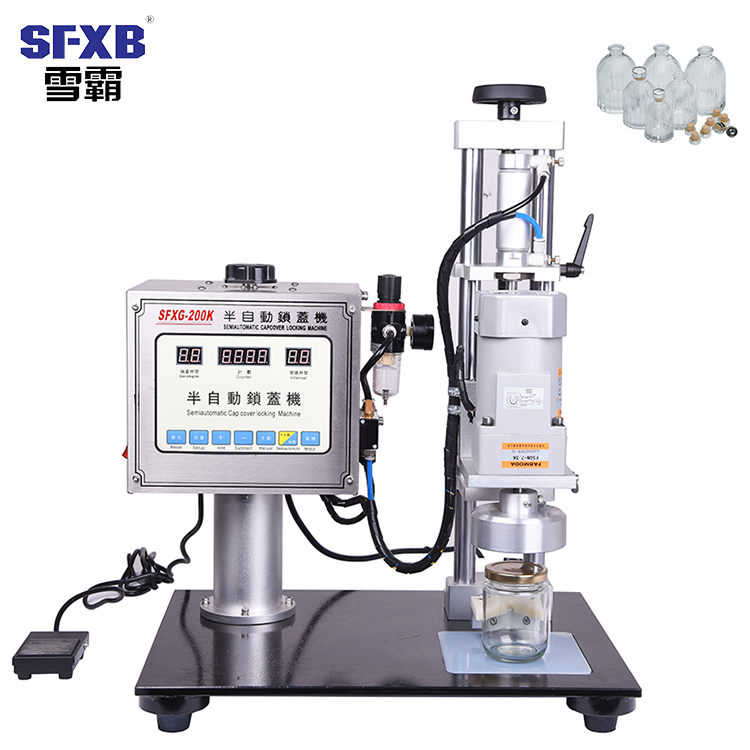 Sfxb горячая Распродажа SFXG-200 Semi автоматическая ручная винт воды машина для укупорки бутылок