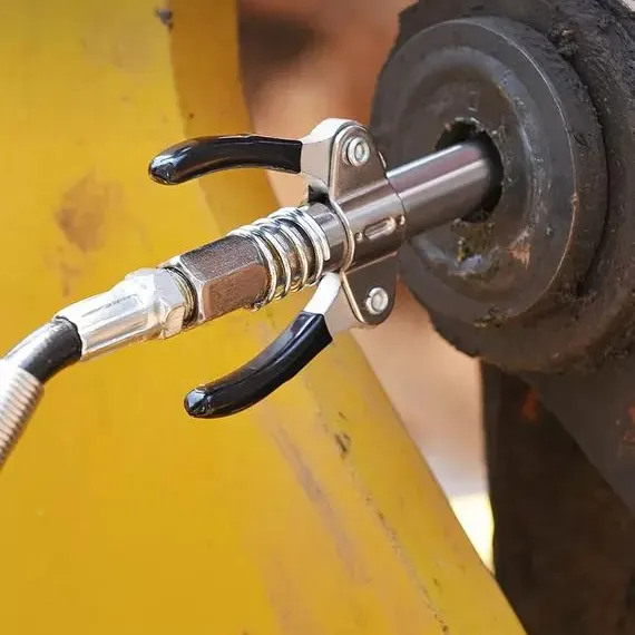 High Pressure Grease Gun Nozzle, Coupler Lock, 6Jaws, Single или Double Handle, coupling End Connector, 10000psi