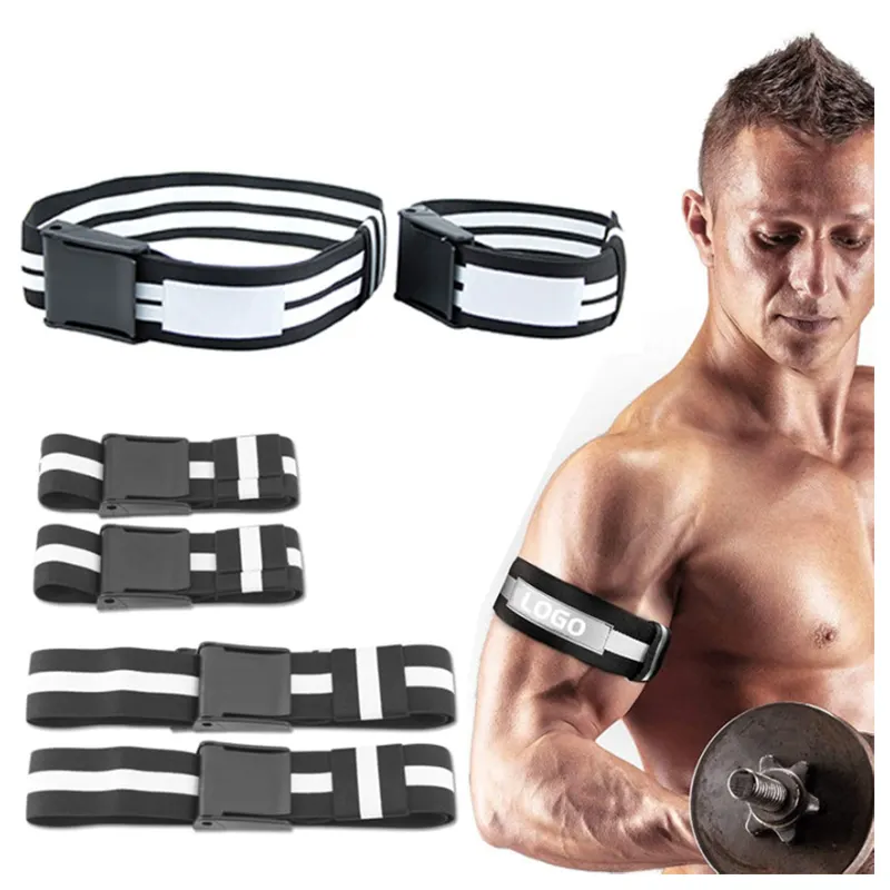 2021 Amazon Hotsale Gym Equipment Arm Leg Muscle Growth Belt Custom Biceps Blood Flow Restriction Training Occlusion BFR Bands