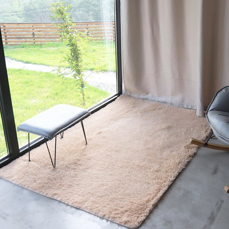 Hot Sale Home Long Pile Tie-Dyed Silk-Wool Shaggy Carpet