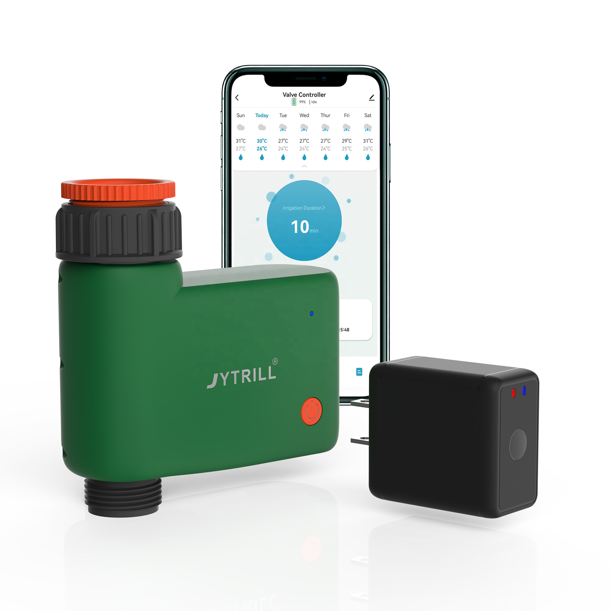 Таймер для полива сада Tuya Zigbee, умная система капельного орошения с таймером