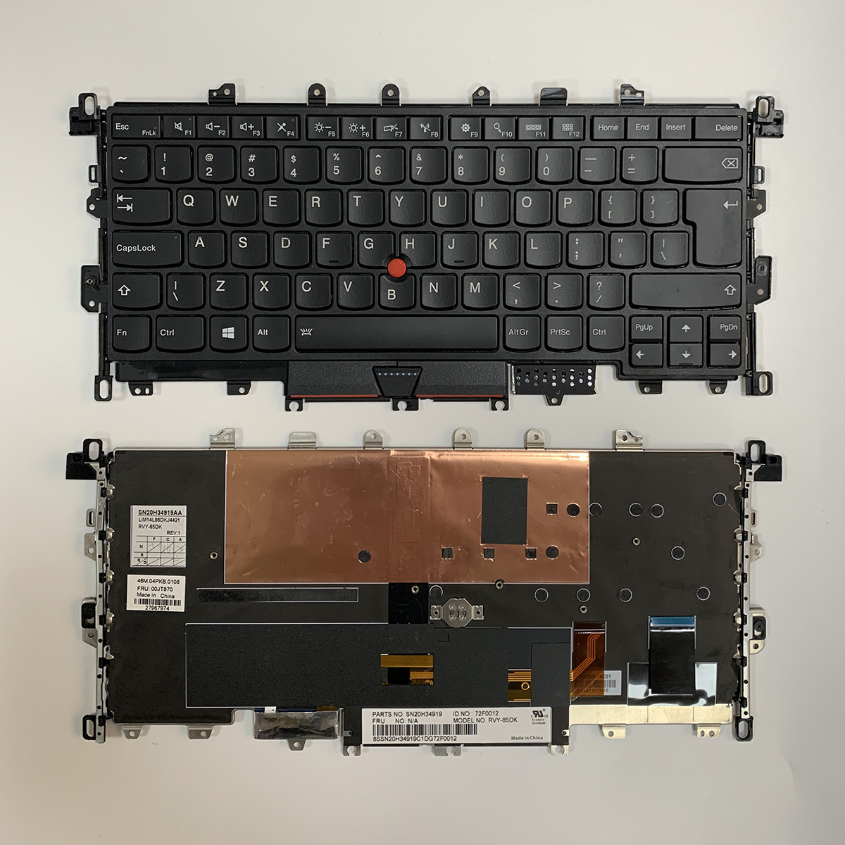 Новая клавиатура для Lenovo Thinkpad X1C X1 Carbon 4-го поколения с подсветкой 2016