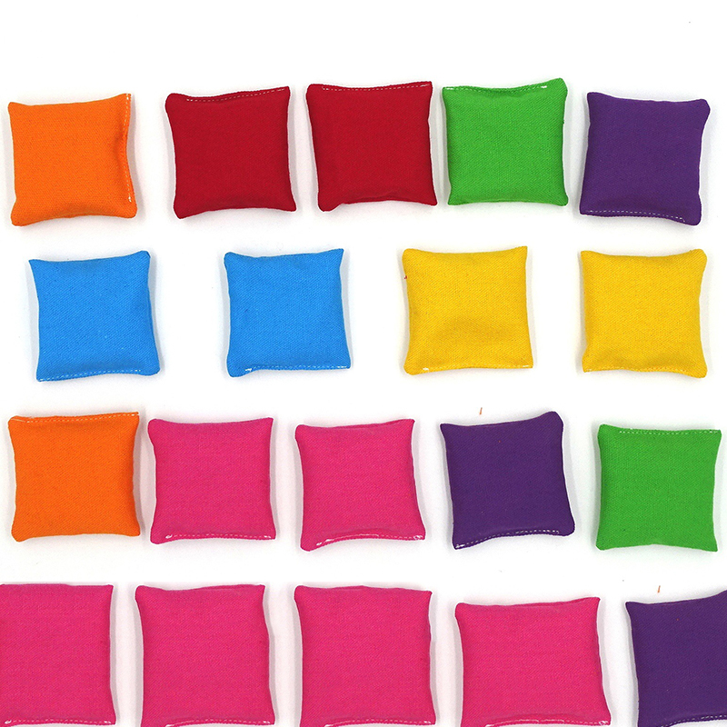 Hot Sell Outdoor Sandbags sports game toys Square canvas sandbag