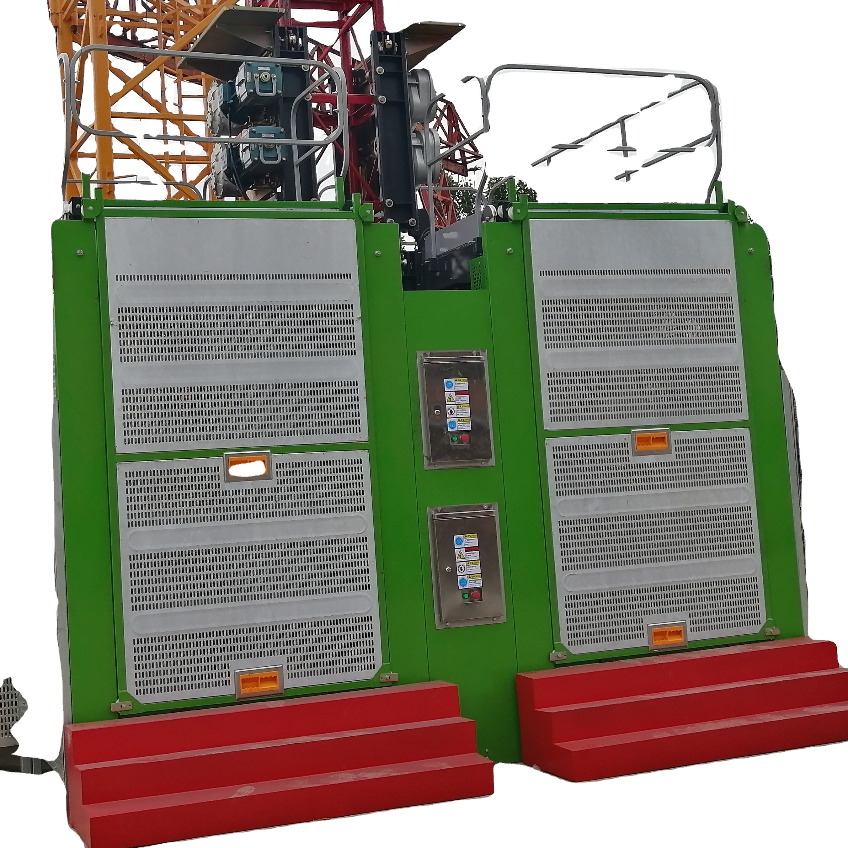 concrete mixers lift machine construction 2*2000KG SC200/200construction lift