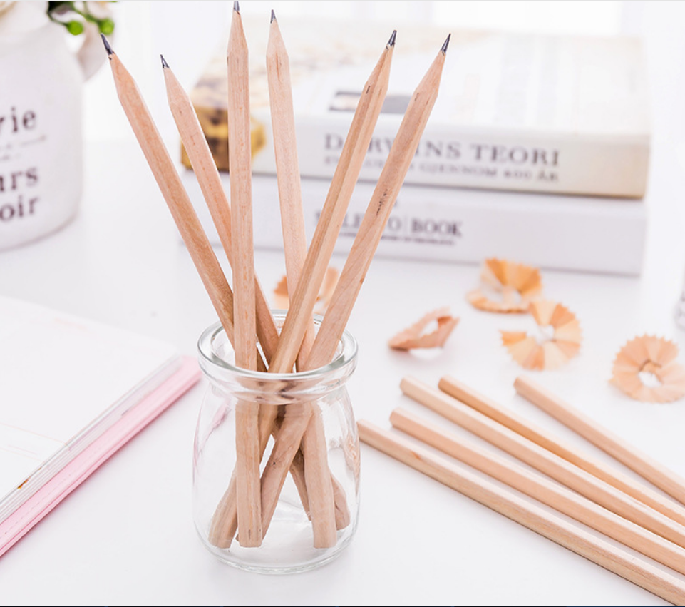 Log wood карандаш окружающей среды HB эскиз ручка для студенческого офиса эскиз инструмент