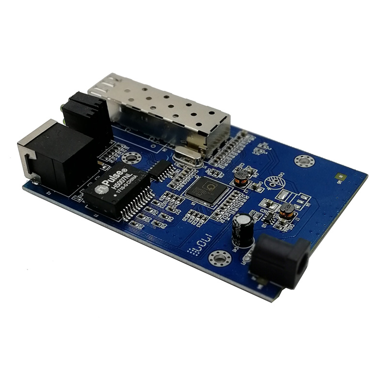 Медиа-конвертер pcb,10/100/1000 м волоконно-оптический преобразователь