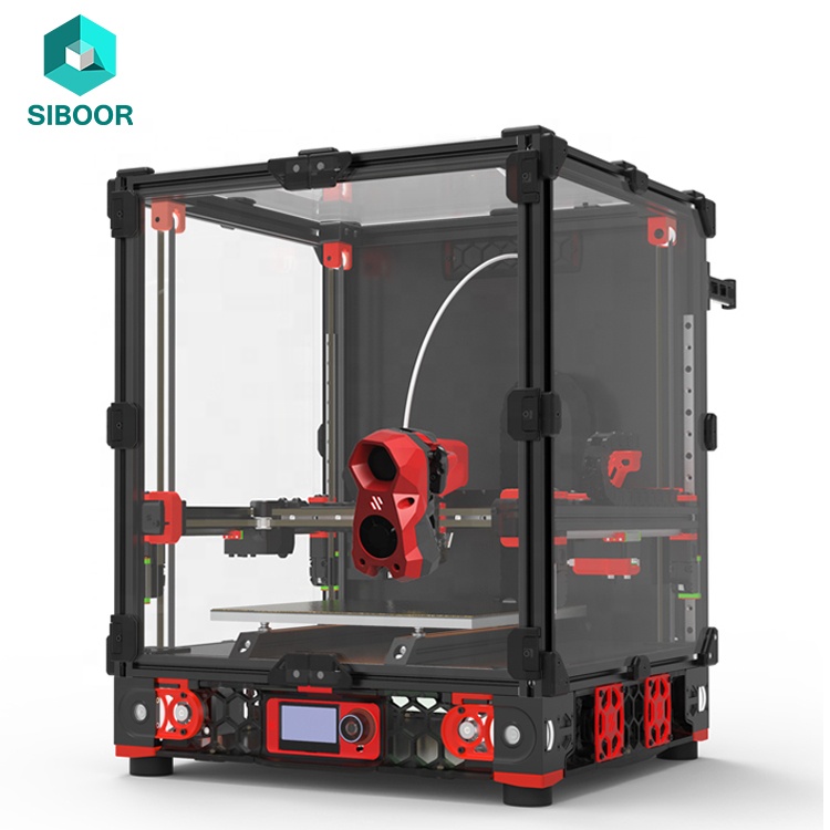 3D impressora разноцветные автоматическое выравнивание 3d принтеры, двойной экструдер, полностью закрытый корпус с двумя FDM 3D принтер