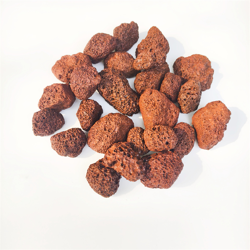 Manufacturer Supplied Non-Metallic Pumice lava ball volcanic rock lava stone red volcanic rock