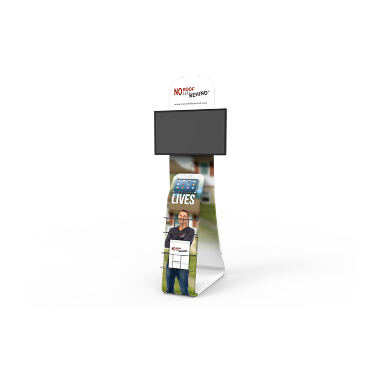 Factory Price Magazine Display Rack Brochure Display Rack Fabric Banner Stand