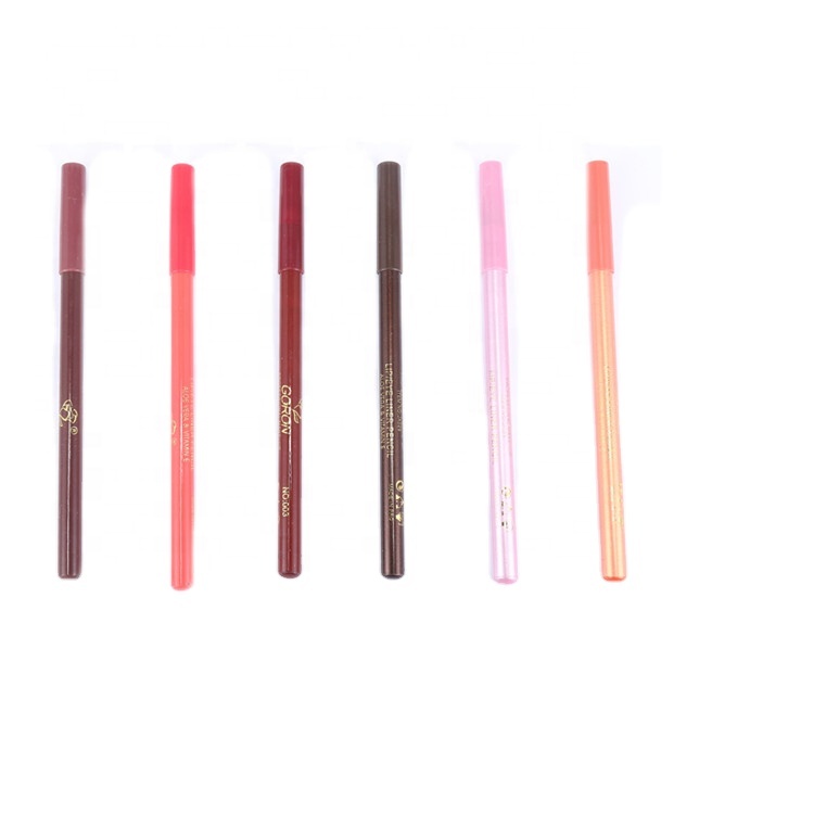 Good quality low price vegan OEM/ODM long lasting waterproof private label multicolor lip pencil
