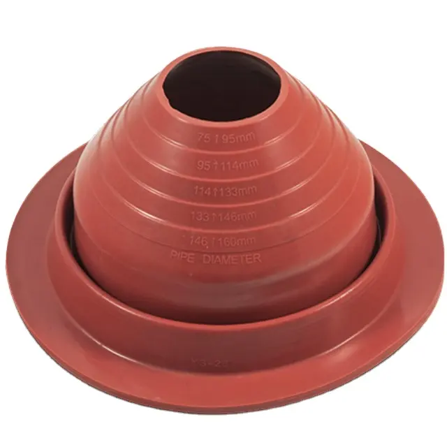 Epdm EPDM/SILICONE Rubber Pipe Roof Flashing