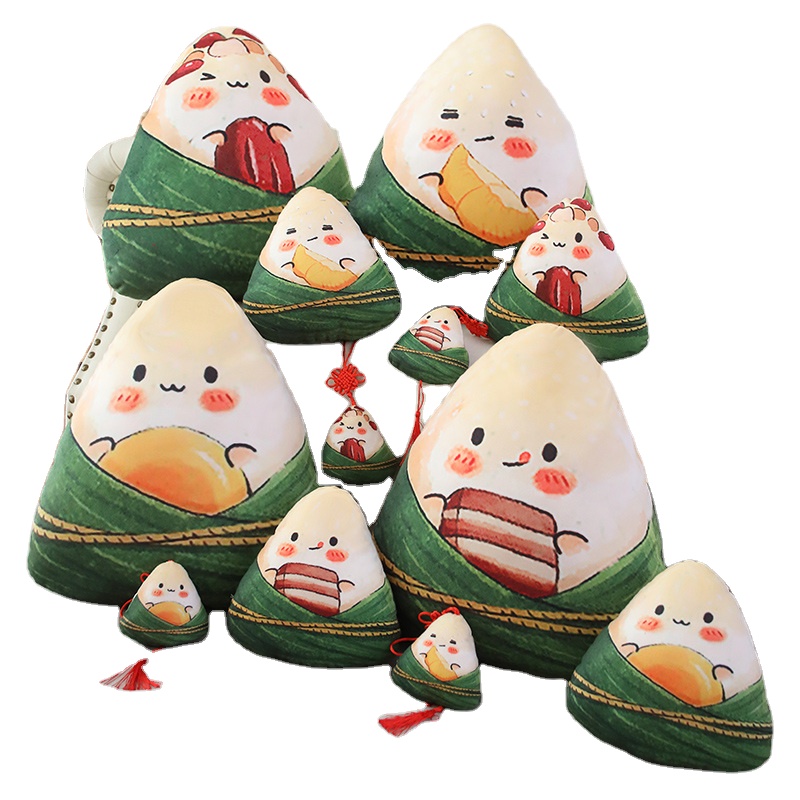 Best sales wholesale custom toys animals chinese rice dumpling stuffed toy pillow for baby gifts